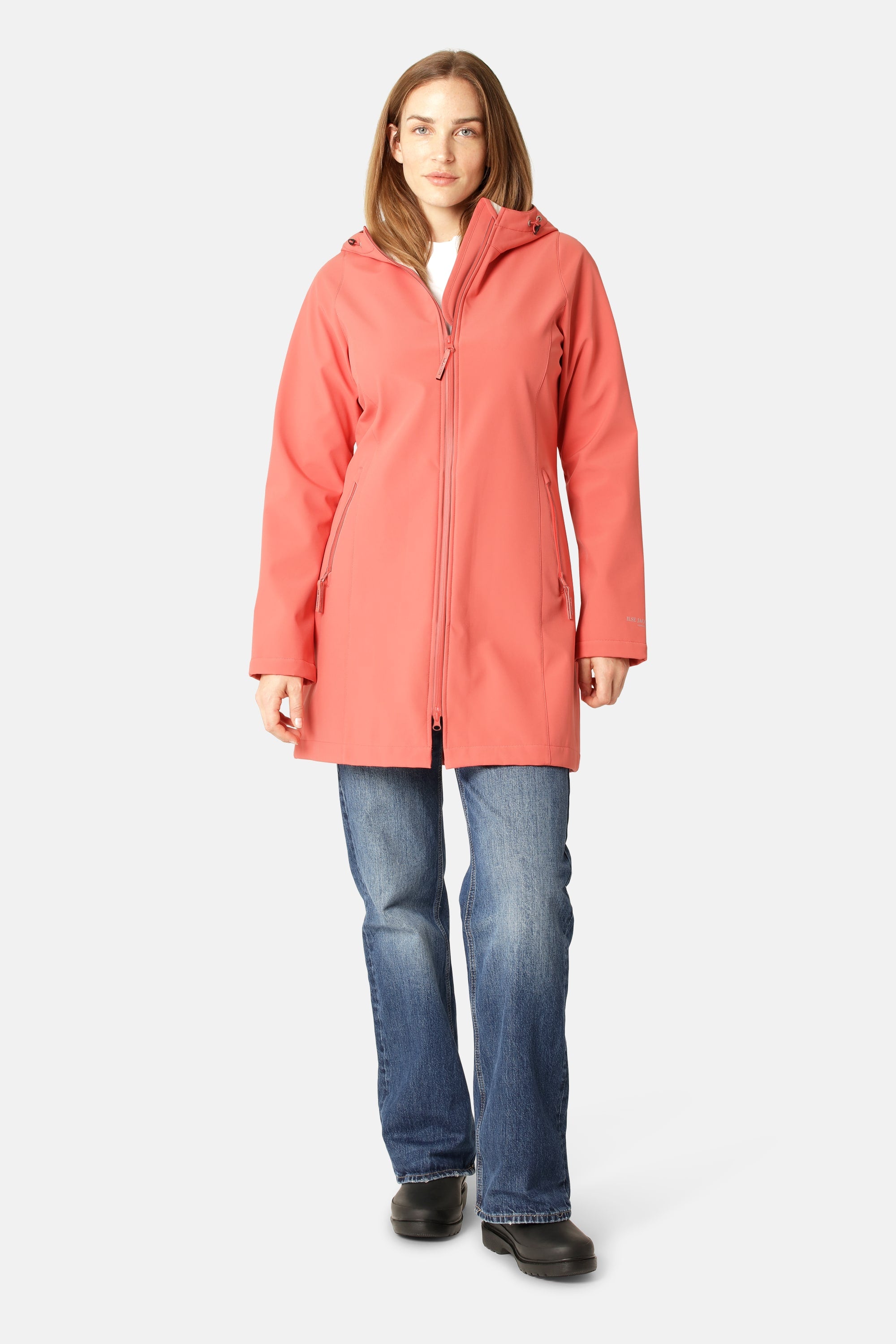 Softshell Regnjakke - Spiced Coral
